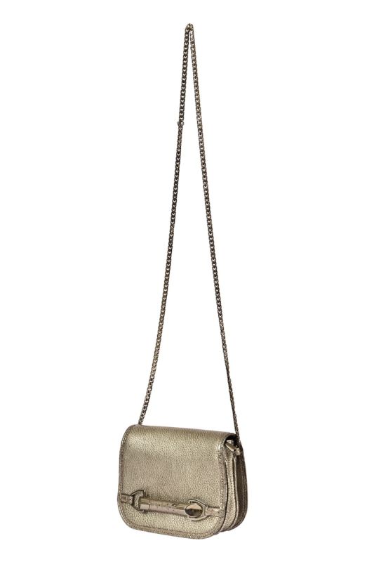 Jimmy Choo Metallic Crossbody Sling Bag