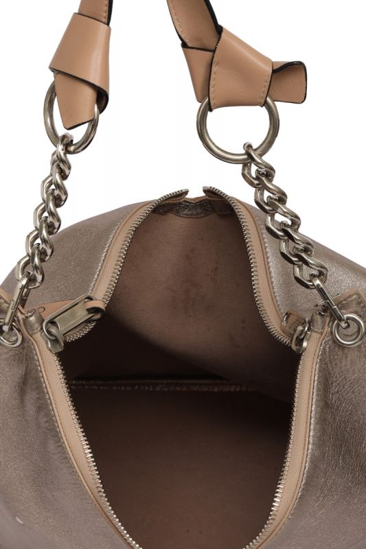 Jimmy Choo Metallic Hobo Bag