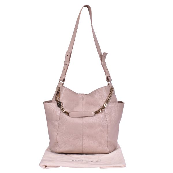 JIMMY CHOO METALLIC SHOULDER BAG