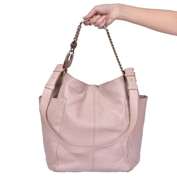 JIMMY CHOO METALLIC SHOULDER BAG