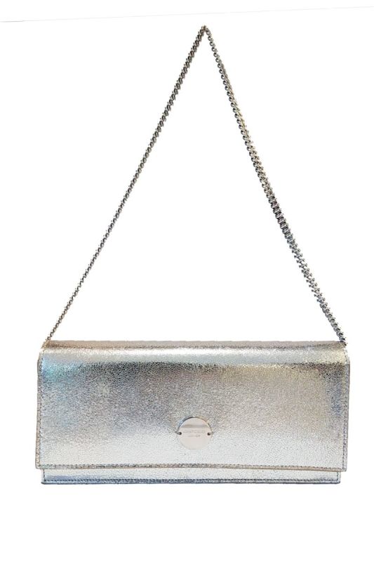 JIMMY CHOO METALLIC SLING BAG