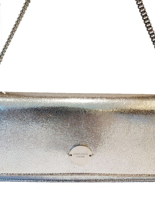 JIMMY CHOO METALLIC SLING BAG