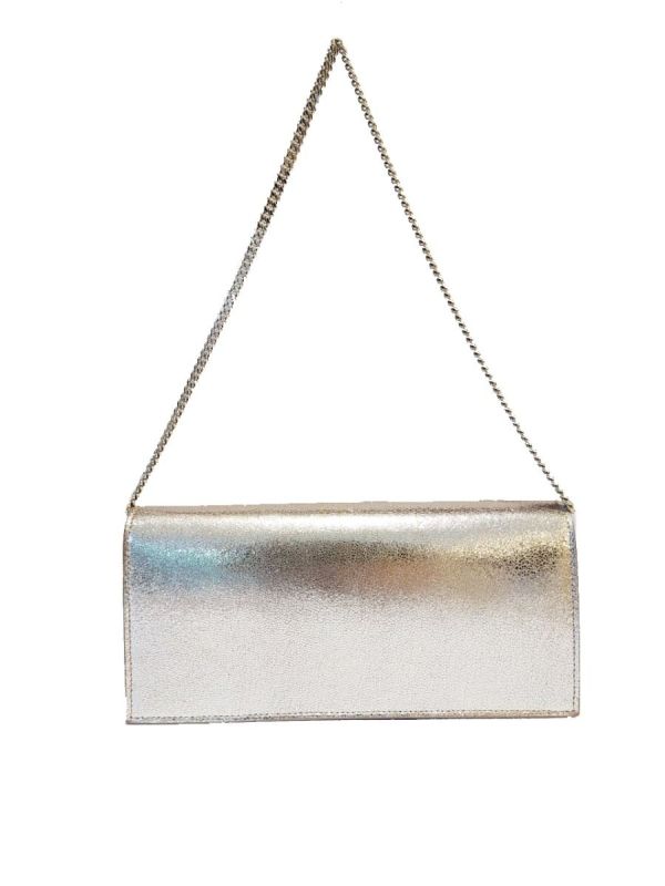 JIMMY CHOO METALLIC SLING BAG