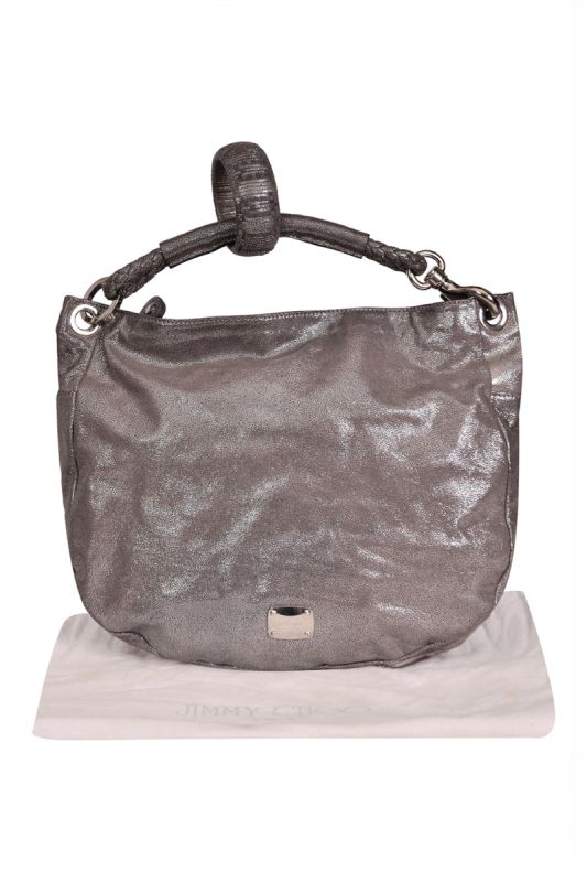 Jimmy Choo Metallic Suede Sky Hobo Bag
