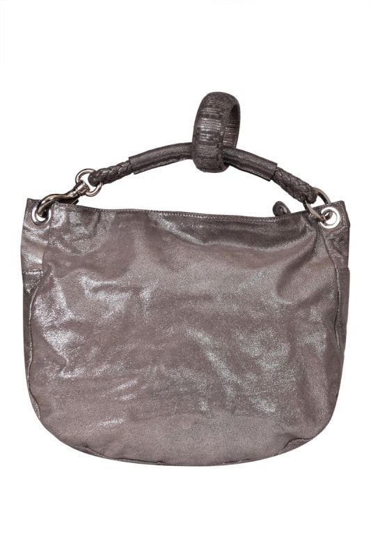 Jimmy Choo Metallic Suede Sky Hobo Bag