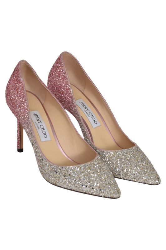 Jimmy Choo Ombre Glitter Heels