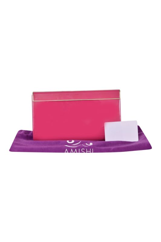 Jimmy Choo Patent Leather Pink Clutch