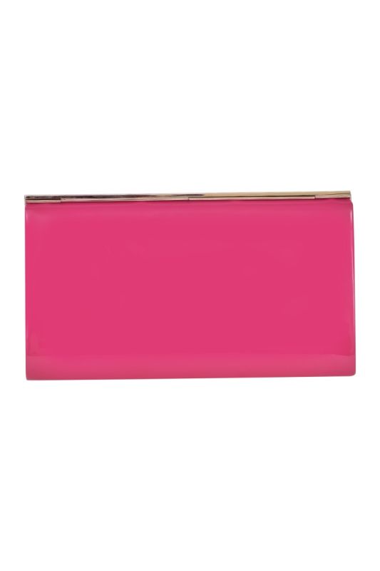 Jimmy Choo Patent Leather Pink Clutch