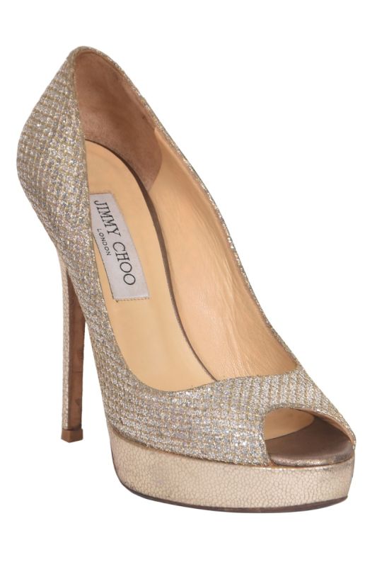 Jimmy Choo Peep Toe Pumps