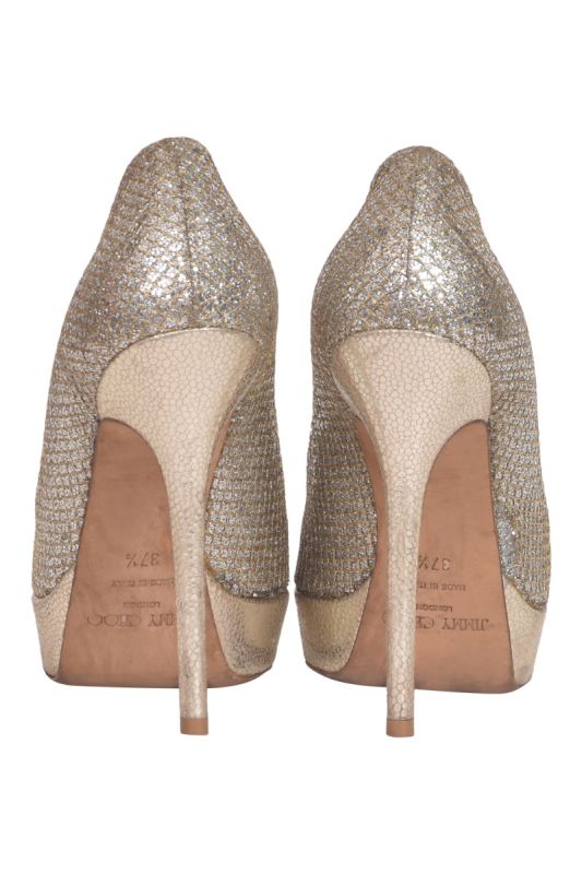 Jimmy Choo Peep Toe Pumps