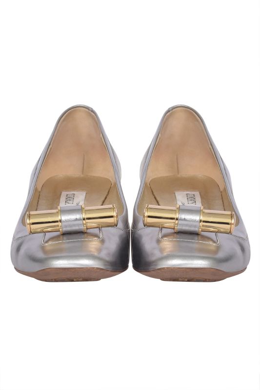 Jimmy Choo Silver Elisa Pumps