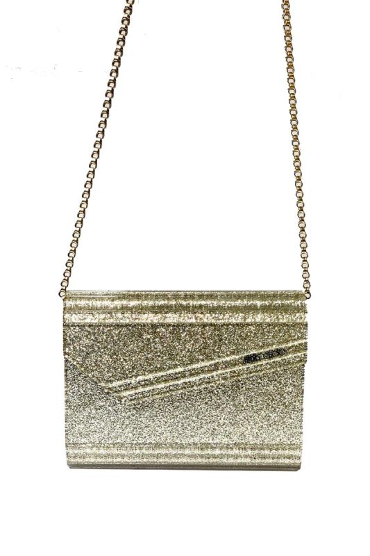 JIMMY CHOO SILVER GLITTER CANDY