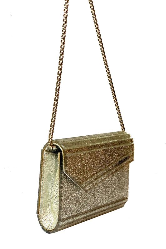 JIMMY CHOO SILVER GLITTER CANDY