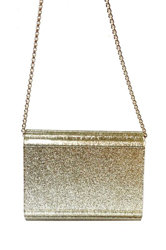 JIMMY CHOO SILVER GLITTER CANDY