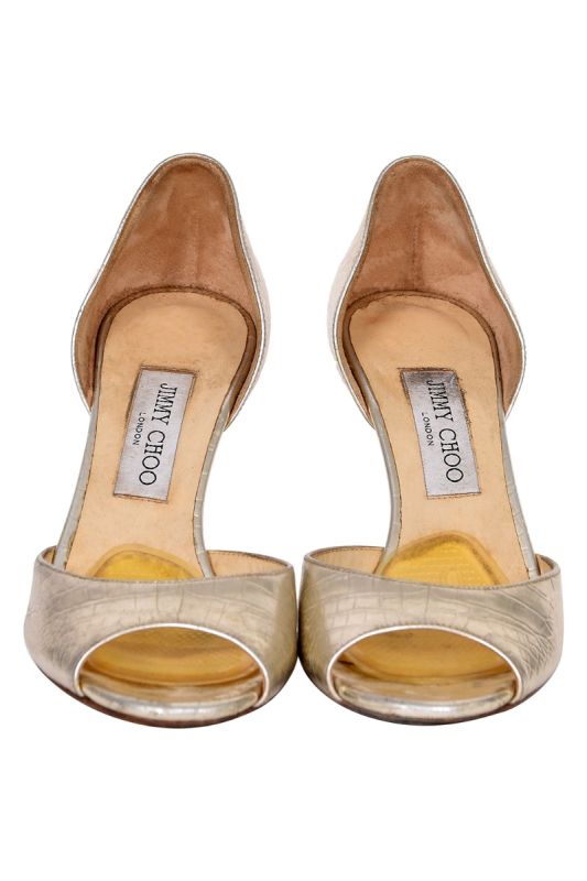 Jimmy Choo Silver Pumps
