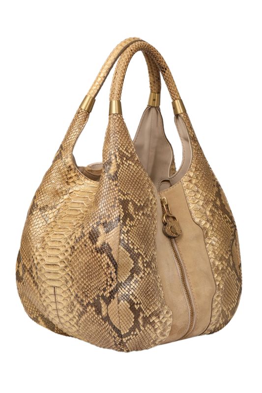 JIMMY CHOO SNAKESKINHOBO BAG