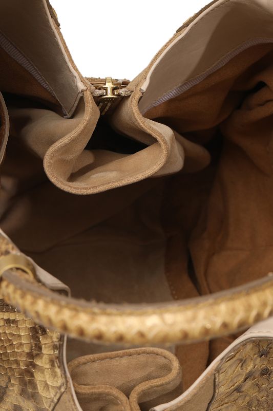 JIMMY CHOO SNAKESKINHOBO BAG