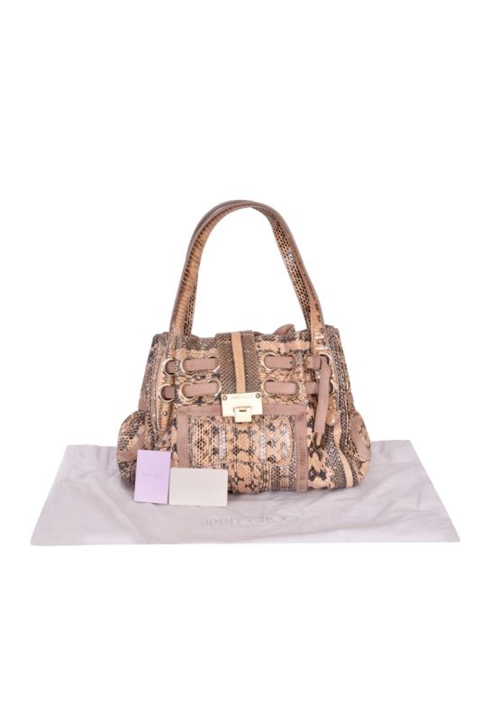Jimmy Choo Snakeskin Riki Bag