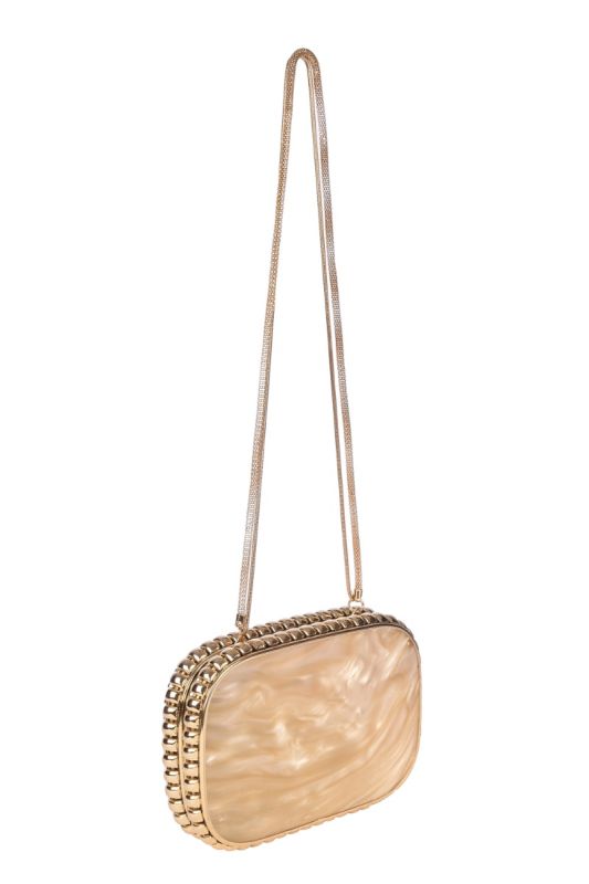 JUDITH LEIBER OVERTURE CASSANDRA MARBLED CLUTCH