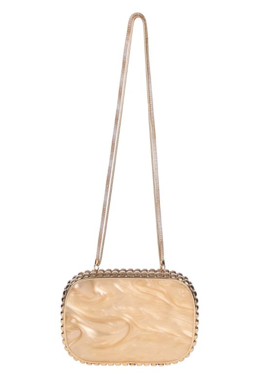 JUDITH LEIBER OVERTURE CASSANDRA MARBLED CLUTCH