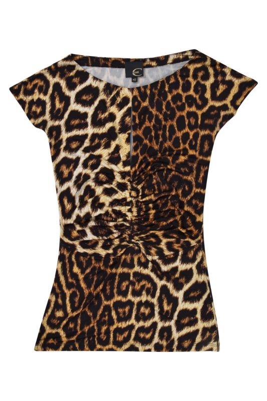 Just Cavalli Leopard Printed Top