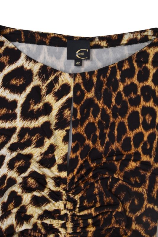 Just Cavalli Leopard Printed Top