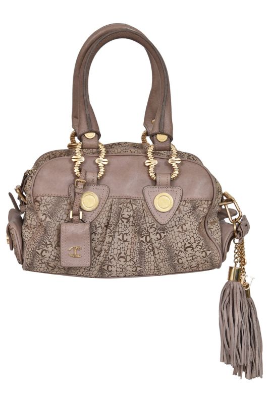 Just Cavalli Logo Nappa Handbag