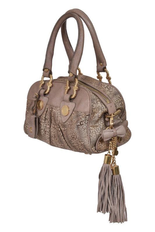 Just Cavalli Logo Nappa Handbag