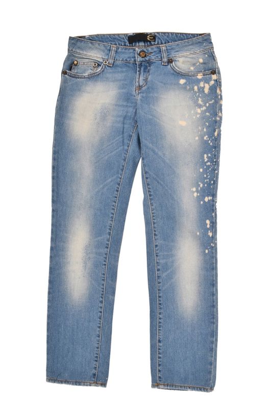 Just Cavalli Washed Out Design Jeans