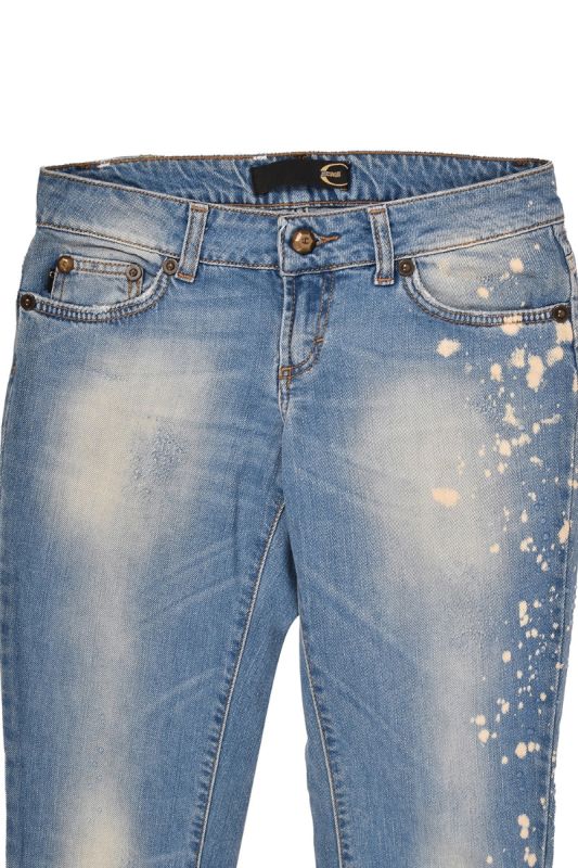 Just Cavalli Washed Out Design Jeans