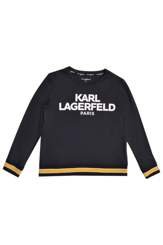 Karl Lagerfeld Black Logo Sweatshirt