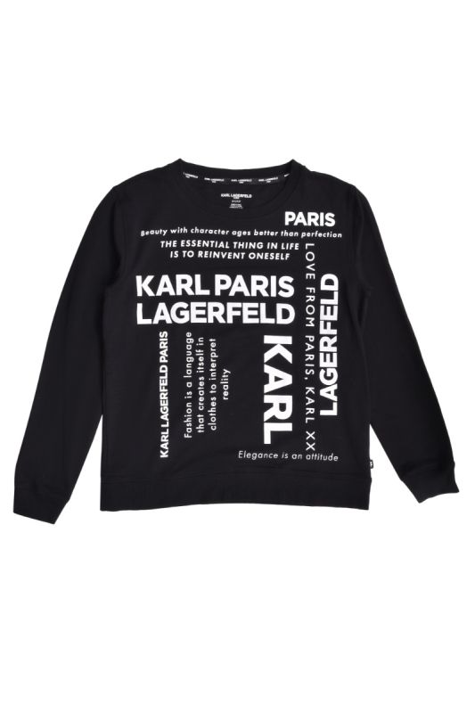 Karl Lagerfeld Logo Printed Sweatshirt