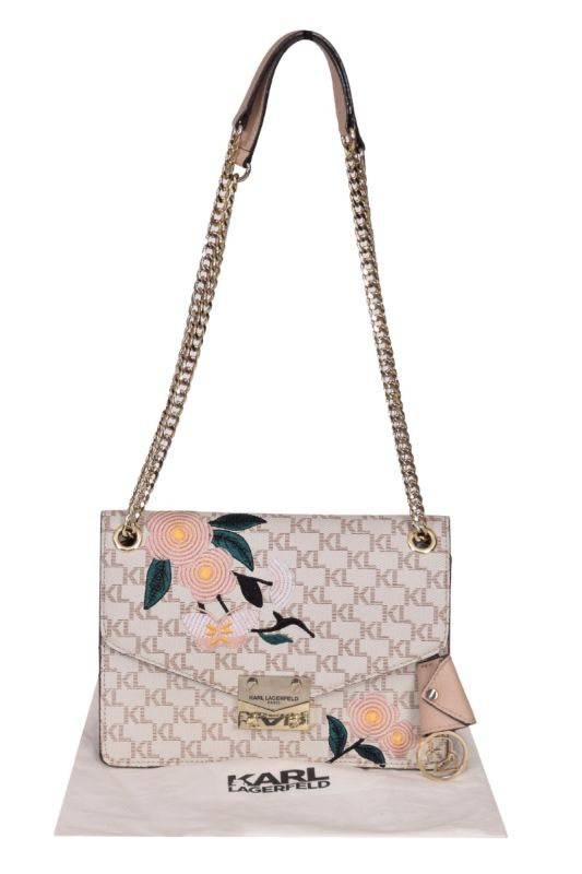Karl Lagerfeld Monogram Floral Bag