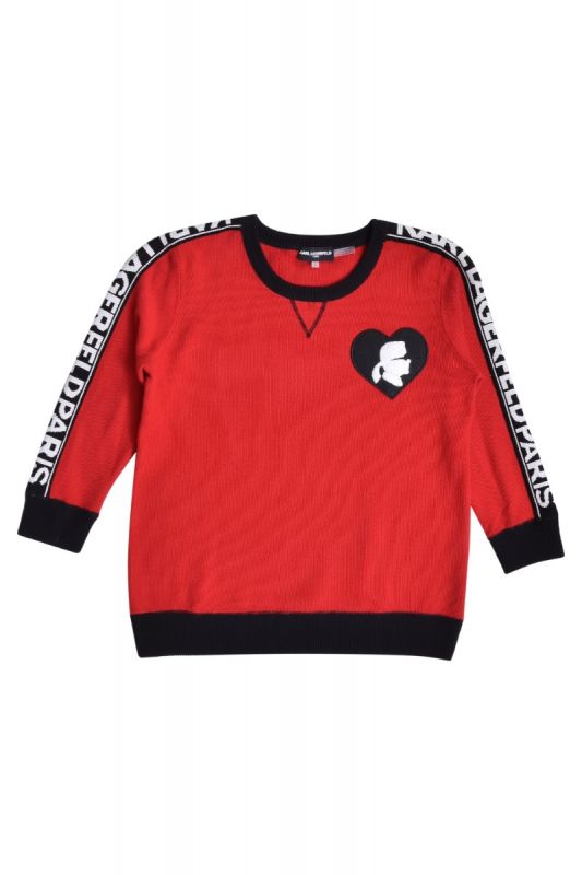 Karl Lagerfeld Women’s Patch Logo Pullover