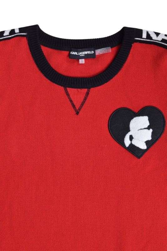 Karl Lagerfeld Women’s Patch Logo Pullover