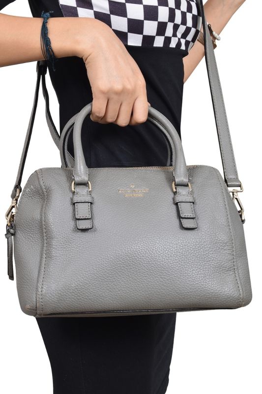Kate Spade Cameron Street Grey Bowler Bag