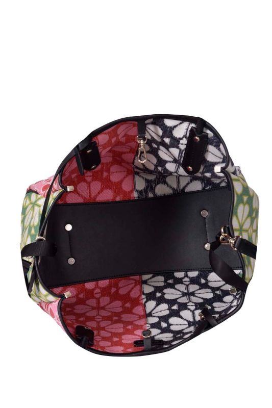 Kate Spade Jacquard Flower Raffia Tote Bag