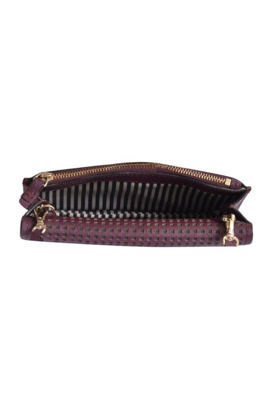 Kate Spade New York Women’s Cameron Street Perforated Arielle Deep Plum Sling Bag