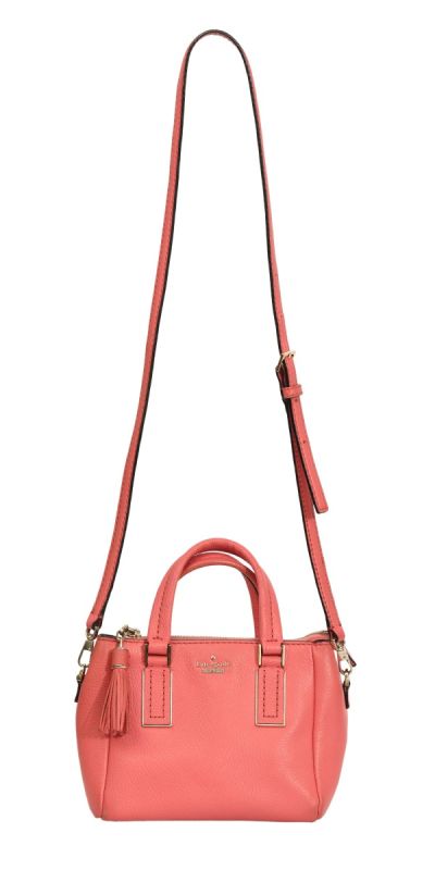 Kate Spade Pink Pebble Leather Crossbody Bag