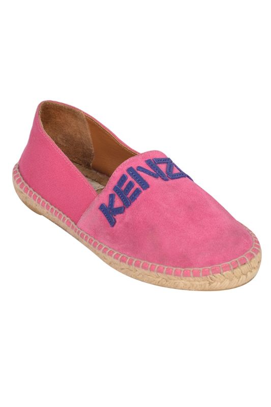 Kenzo Logo Print Slip-On Espadrilles