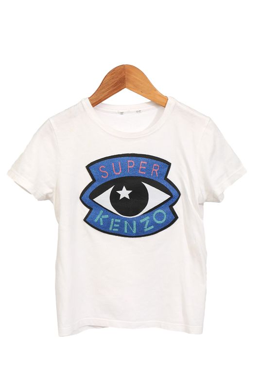 Kenzo White Gisa 5-6 Years T-Shirt