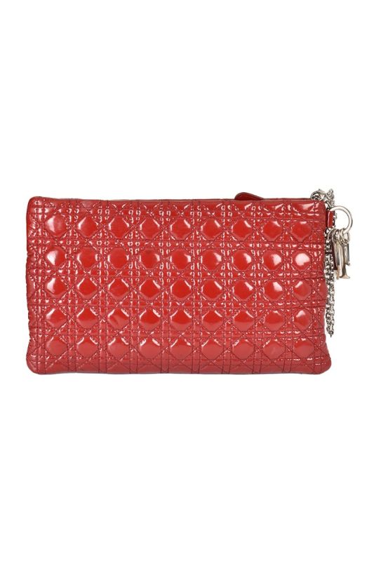 LADY DIOR QUILTED CANNAGE CLUTCH