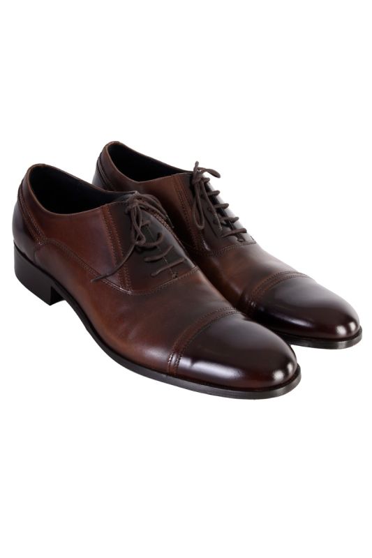 LANVIN LEATHER LACE UP OXFORDS