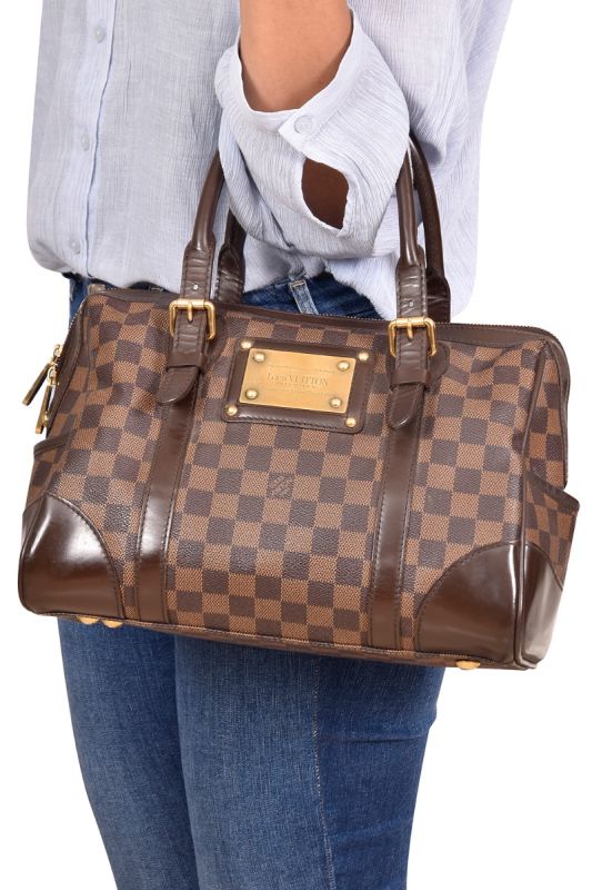 Louis Vuittion Berkeley Damier Ebene Canvas Bag