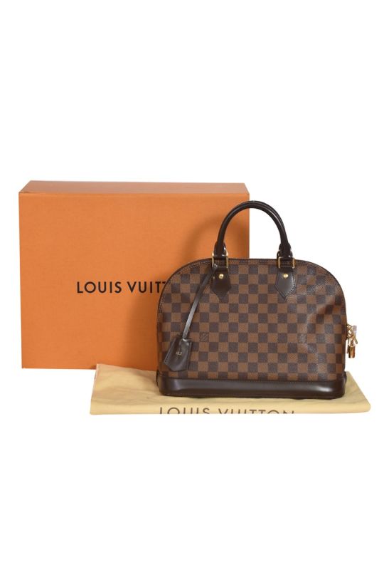 Louis VuittonAlma MMDamierEbeneHandbag