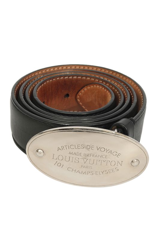 Louis Vuitton Article De Voyage Oval Buckle Belt