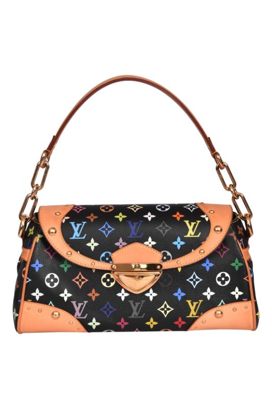 Louis Vuitton Beverly MM Multi-color Monogram Leather Handbag