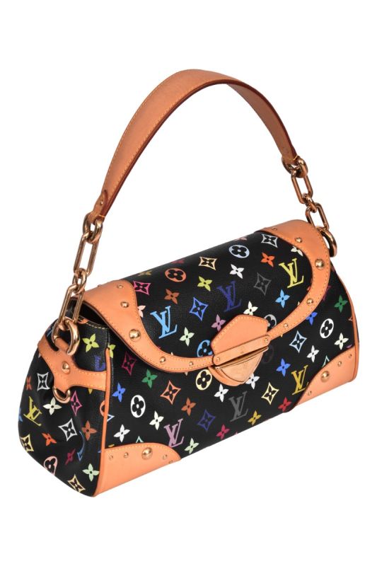 Louis Vuitton Beverly MM Multi-color Monogram Leather Handbag