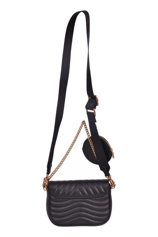 Louis Vuitton Black Calfskin Quilted Leather New Wave Multi -Pochette