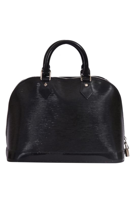 Louis Vuitton Black Epi Leather Alma PM Handbag